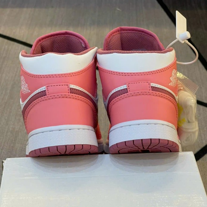 Giày thể thao Jordan 1 High Zoom Comfort Pink Oxford Hồng phấn Hot 2023 ,Giày sneaker Jd cổ cao Hồng cao cấp nam nữ
