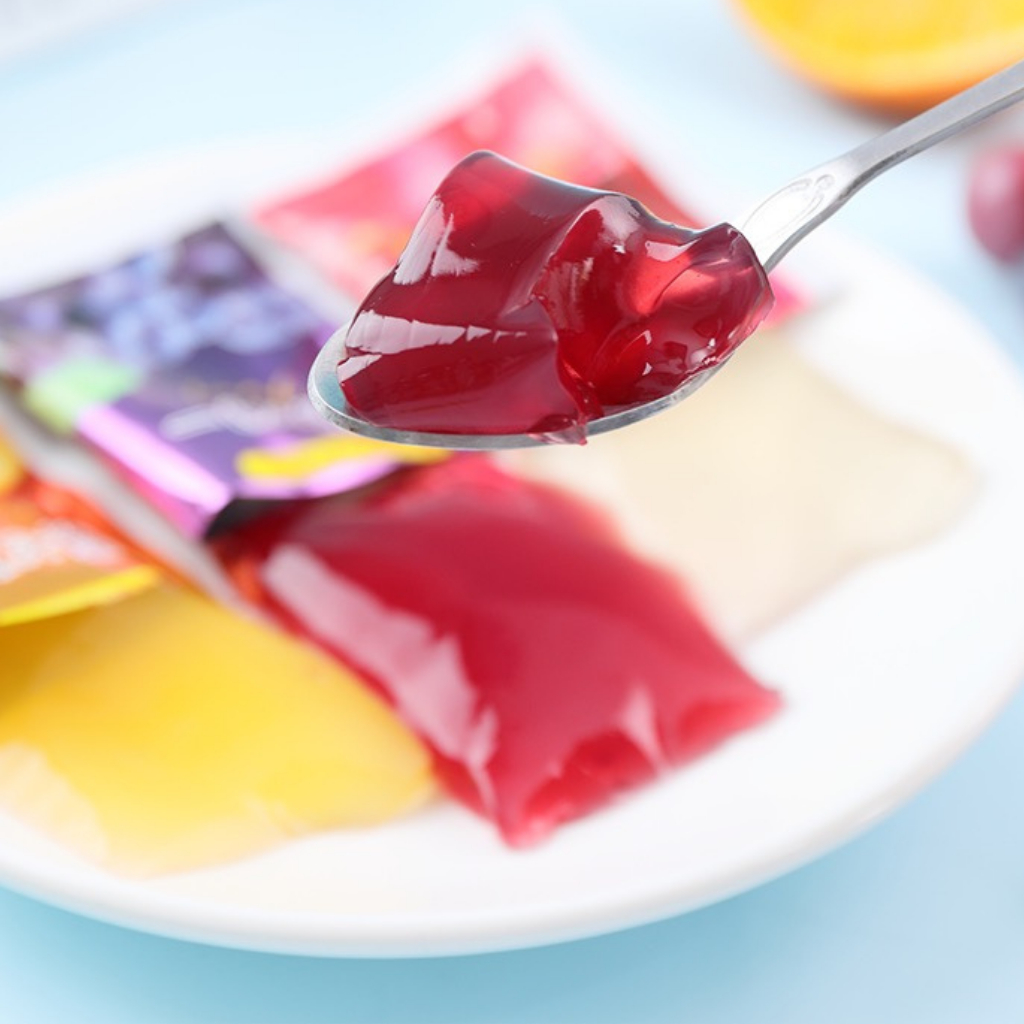 Thạch rau câu konnyaku Aguri Nhật Bản vị trái cây gói 6 cái