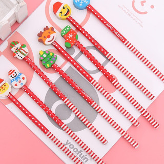 Bút chì đầu tẩy hình cute và Noel cho bé quà tặng giá rẻ