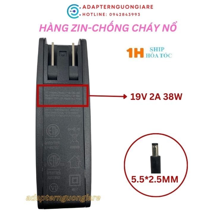 Dây sạc loa Harman Kardon 19V 2A hàng zin xịn