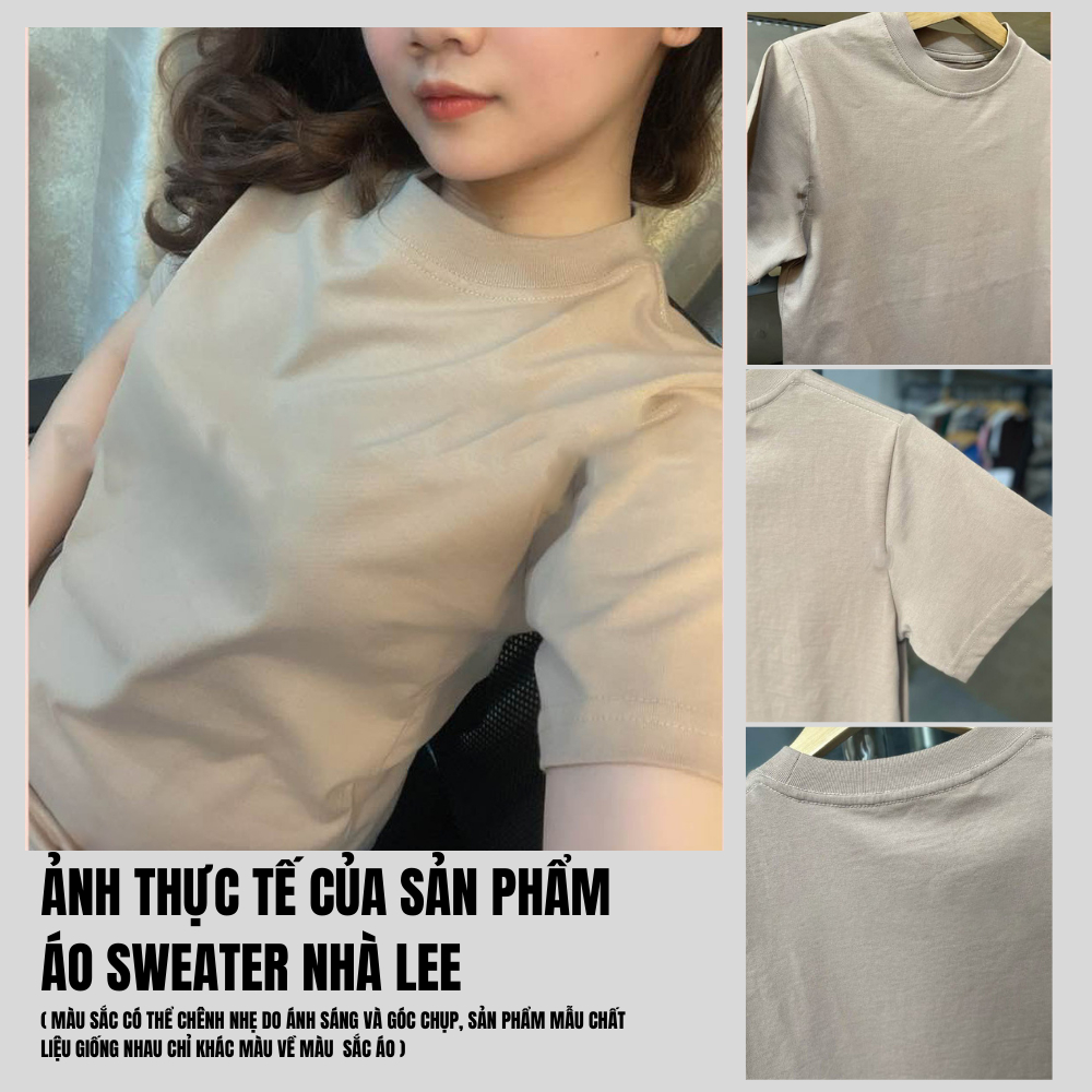 Áo Thun Baby Tee Trơn Local Brand LeeUni Chất Vải Cotton 100%