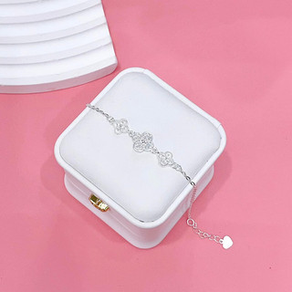 Set cỏ 4 lá bạc