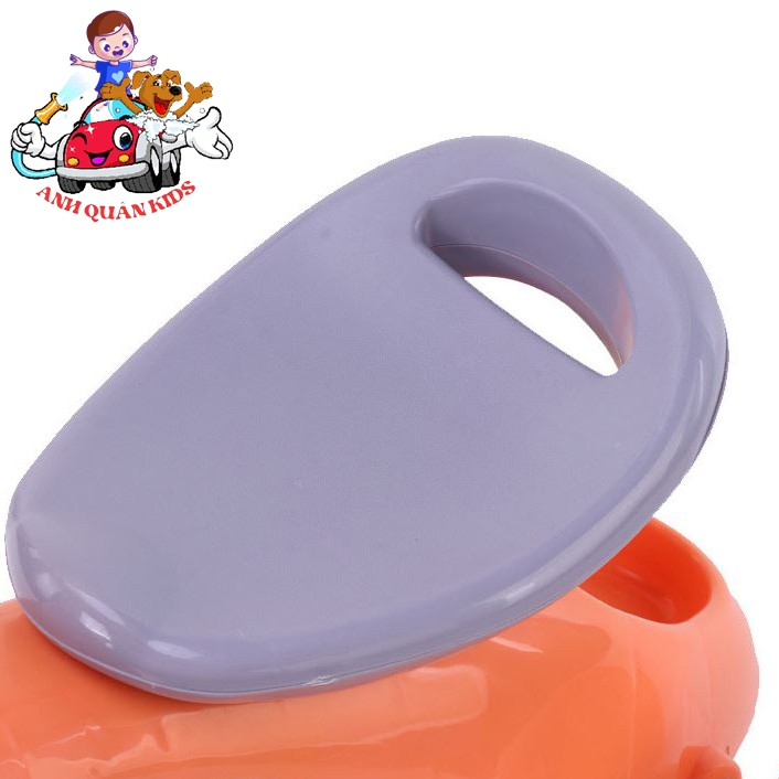 Xe ba bánh chòi chân cho bé có giỏ có nhạc đèn hàng cao cấp đáng yêu Anh Quân Kids