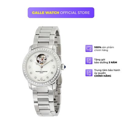 Đồng hồ cơ nữ Frederique Constant FC-310HBAD2PD6B mặt kính Sapphire, chịu nước 5ATM, dây thép đeo tay cao cấp