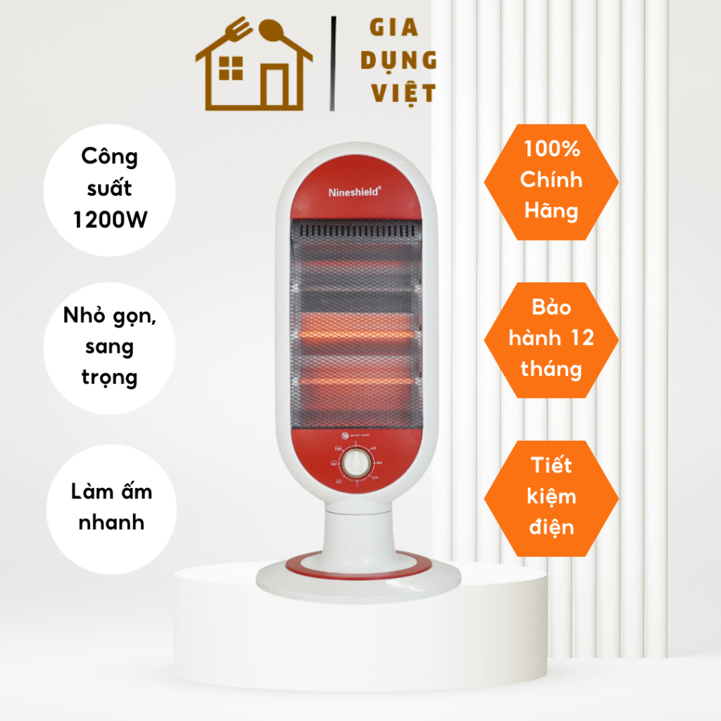 Máy sưởi Halogen Nineshield NS05SH