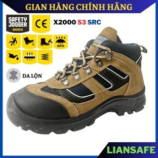 Giày bảo hộ lao động nam cổ cao Safety Jogger X2000 S3 - Giày chống đinh nam công trình dáng thể thao thời trang