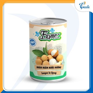 Nhãn ngâm đường đóng hộp Farme