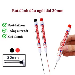 Set 10 bút đánh dấu ngòi dài 20mm - bút lấy dấu lỗ sâu đa năng khô nhanh, kháng nước tốt