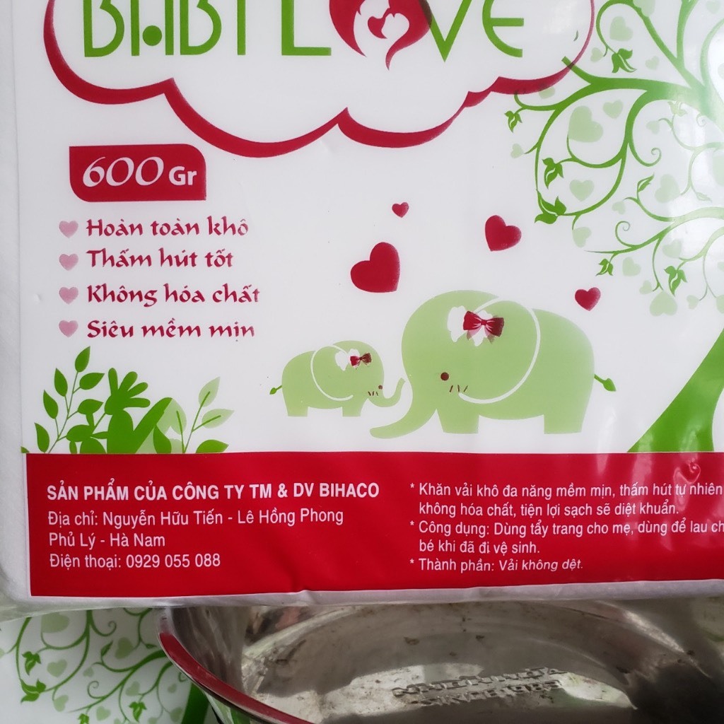 Khăn khô đa năng Babi love hàng chính hãng cho bé sơ sinh  đảm bảo chất lượng