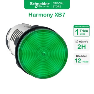 Đèn báo panel tròn nguyên khối phi 22mm 230…240v ac schneider nhiều màu sắc xb7ev03mp xb7ev04mp xb7ev05mp xb7ev06mp