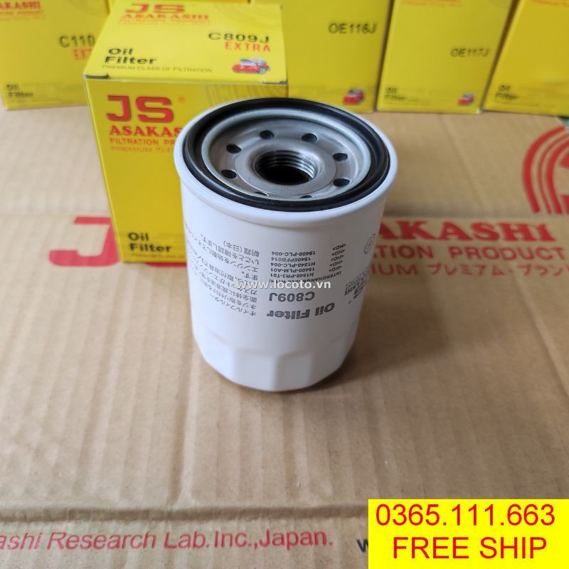 Lọc nhớt xe Honda City 2009-2022 JS ASAKASHI