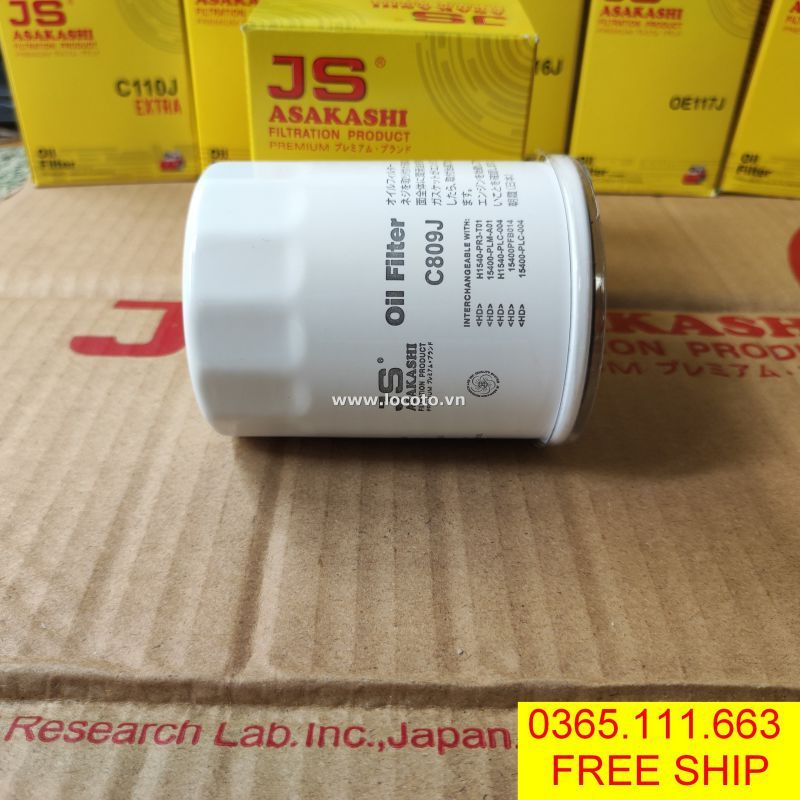 Lọc nhớt xe Honda City 2009-2022 JS ASAKASHI