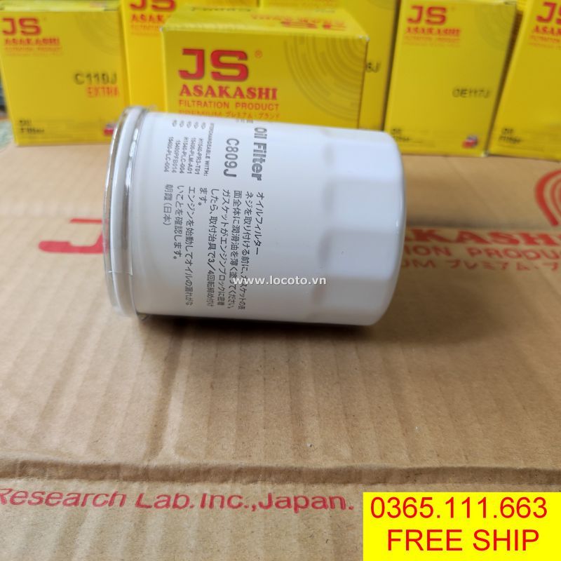 Lọc nhớt xe Honda City 2009-2022 JS ASAKASHI