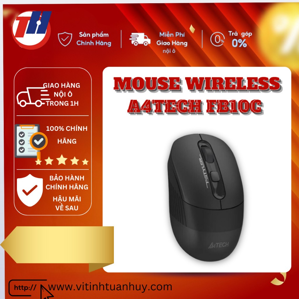 Chuột không dây A4 TECH FB10C, chuột không dây có bluetooth