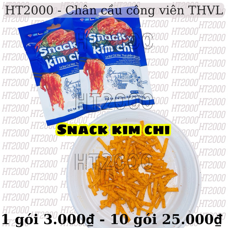 snack vị kim chi thơm ngon