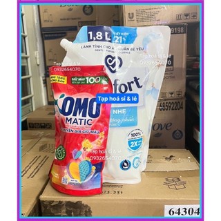 Nước xả vải Comfort đậm đặc cho da nhạy cảm trắng 1,8 lít