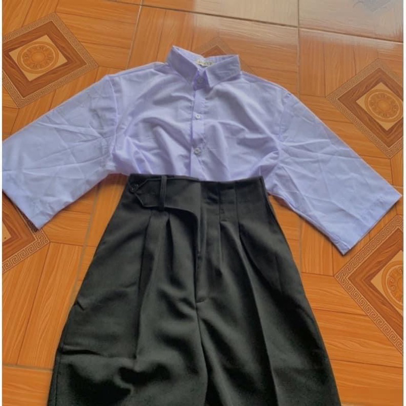 QUẦN TÂY KIỂU CÀI NÚT LỆCH LƯNG SIÊU CAO