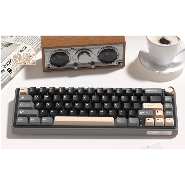 Bàn Phím Cơ RK R65 Led RGB/ Full Foam/ Gasket Mount - App tùy chỉnh - Núm Xoay - Layout 65 3 Mode | 1 Mode