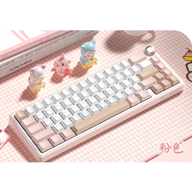 Bàn Phím Cơ RK R65 Led RGB/ Full Foam/ Gasket Mount - App tùy chỉnh - Núm Xoay - Layout 65 3 Mode | 1 Mode