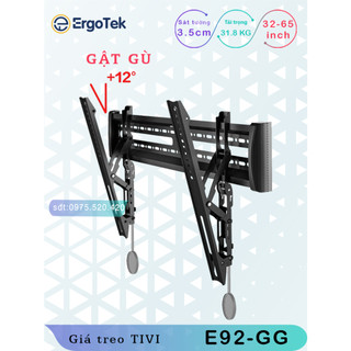 E92-GG - Giá treo tivi Nghiêng - Gật gù - Điều chỉnh nghiêng 12 độ - Điều chỉnh chúc tivi - Ergotek - C2-T C2T NB