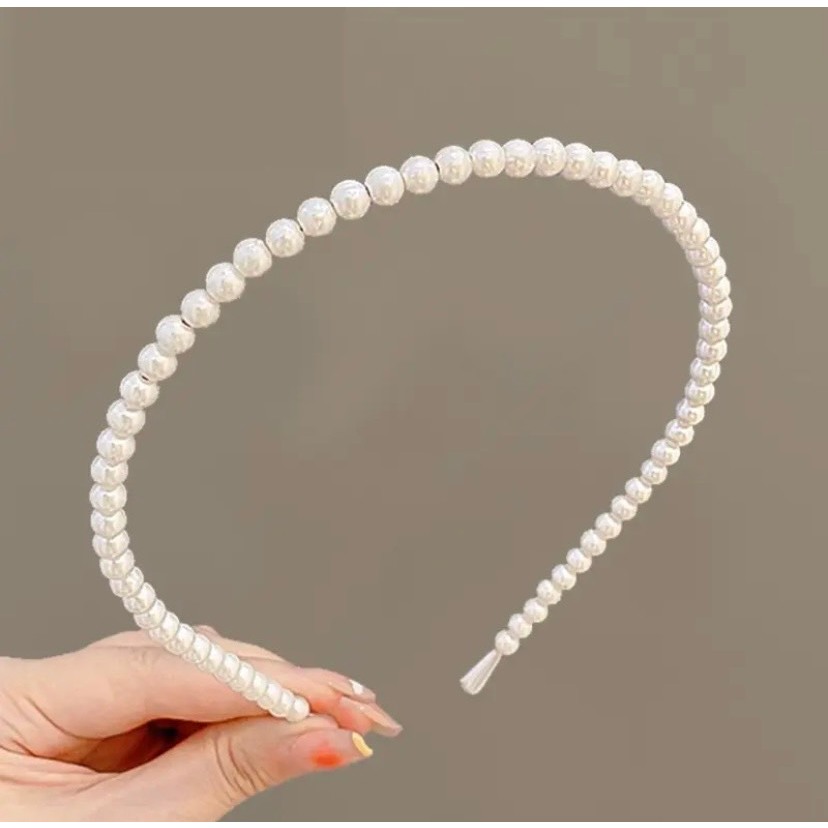 Bờm Ngọc Vintage Kết Hợp Váy Áo Dài