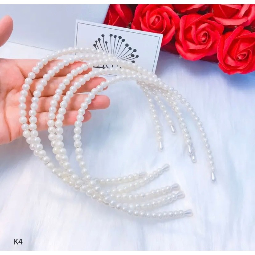 Bờm Ngọc Vintage Kết Hợp Váy Áo Dài