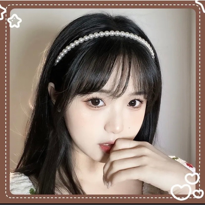 Bờm Ngọc Vintage Kết Hợp Váy Áo Dài