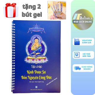Sách - tập chép kinh dược sư bổn nguyện công đức