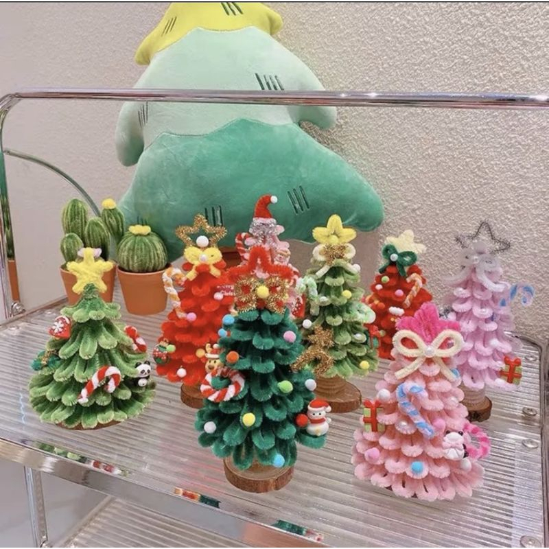 Set 100 dây kẽm nhung màu pastel handmade,Dây kẽm lông nhiều màu làm hoa tulip, quà tặng 20/10 - Loại 1