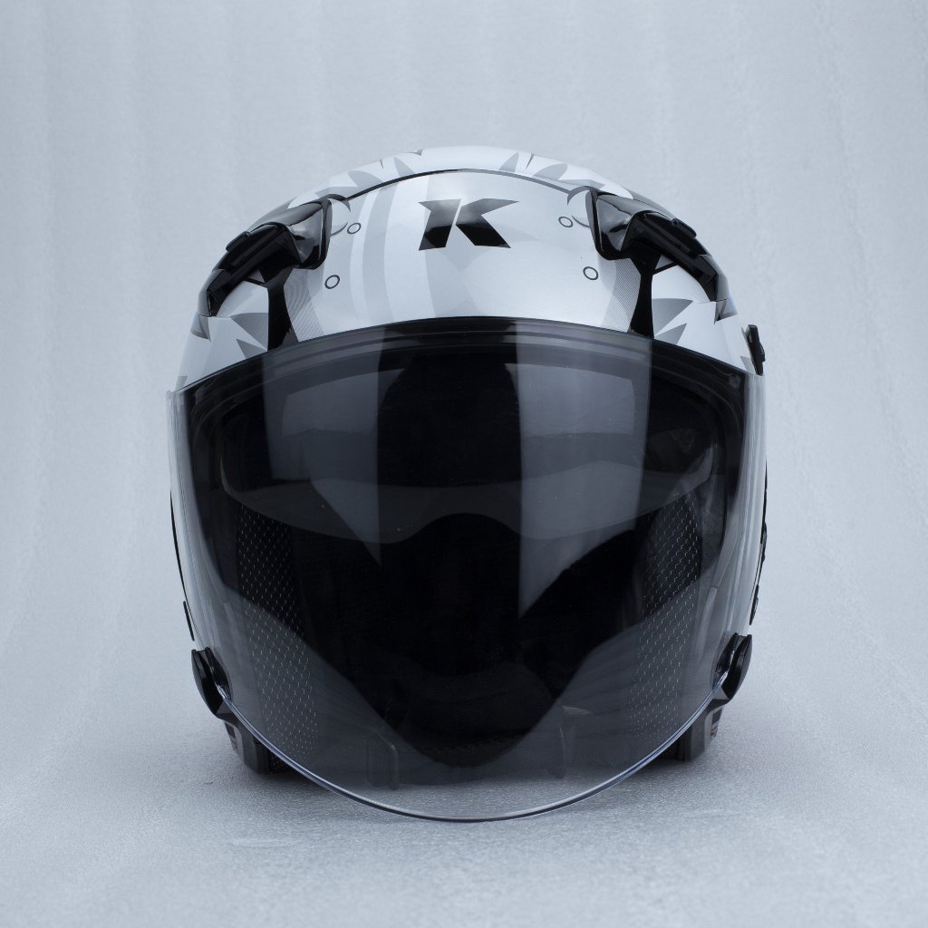 Mũ bảo hiểm 3/4 2 kính KLT HYPER V15 Xanh dương - KLT VENOM A36 V15 X.Dương