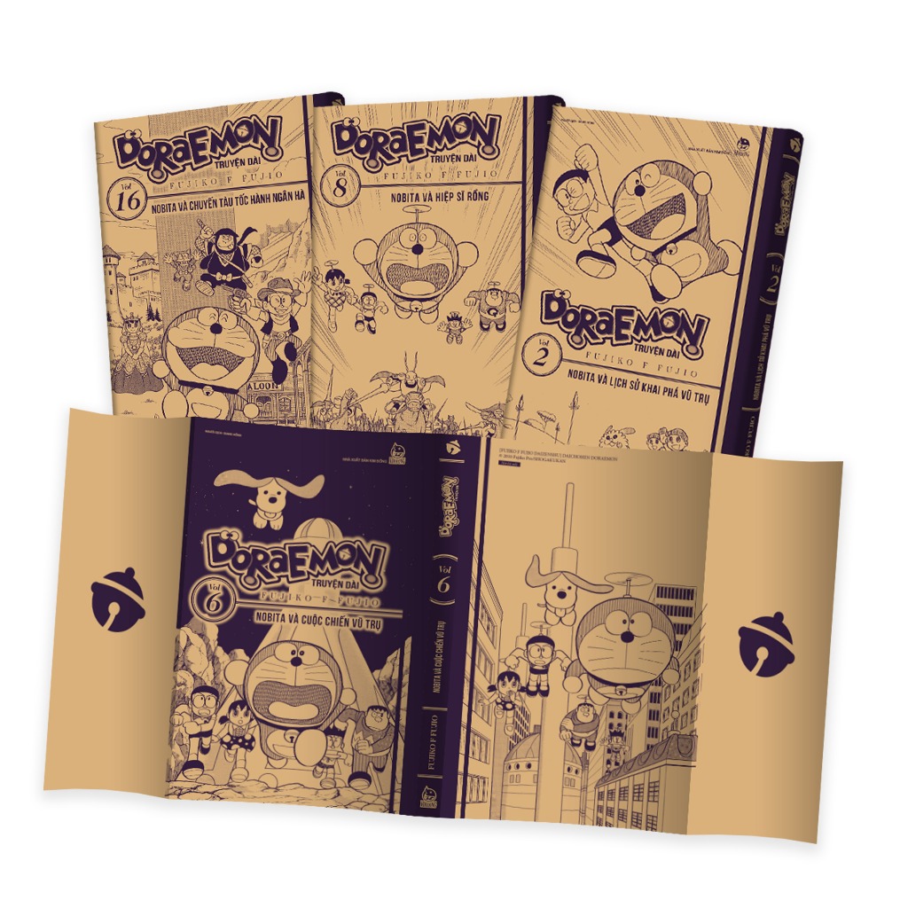 KD Truyện - Premium Box Set Doraemon Truyện Dài (24 Tập) (Limited) [Tặng Kèm Bọc Bảo Vệ Sách + Set Postcard]