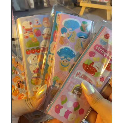 Card des Blackpink, set sticker tấm