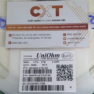 Điện trở 27r 0603