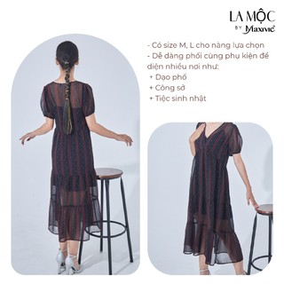 Đầm voan dài Maxivic - LM0122131