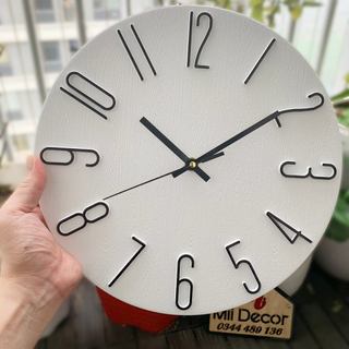 Đồng hồ Treo Tường tròn trang trí vân gỗ- ĐỒNG HỒ TRANG TRÍ DHTT-168