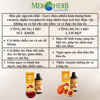 DẦU GẤC NGUYÊN CHẤT (100ML)