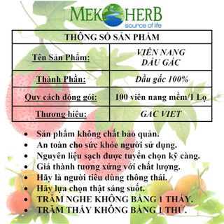 VIÊN NANG DẦU GẤC GAVI