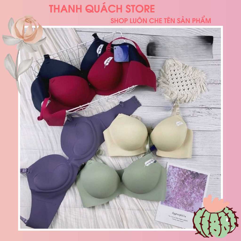 Áo lót nữ su , áo ngực nữ nâng ngực đệm dầy cao cấp không gọng đệm siêu nâng dày 5 phân ôm trọn vòng 1