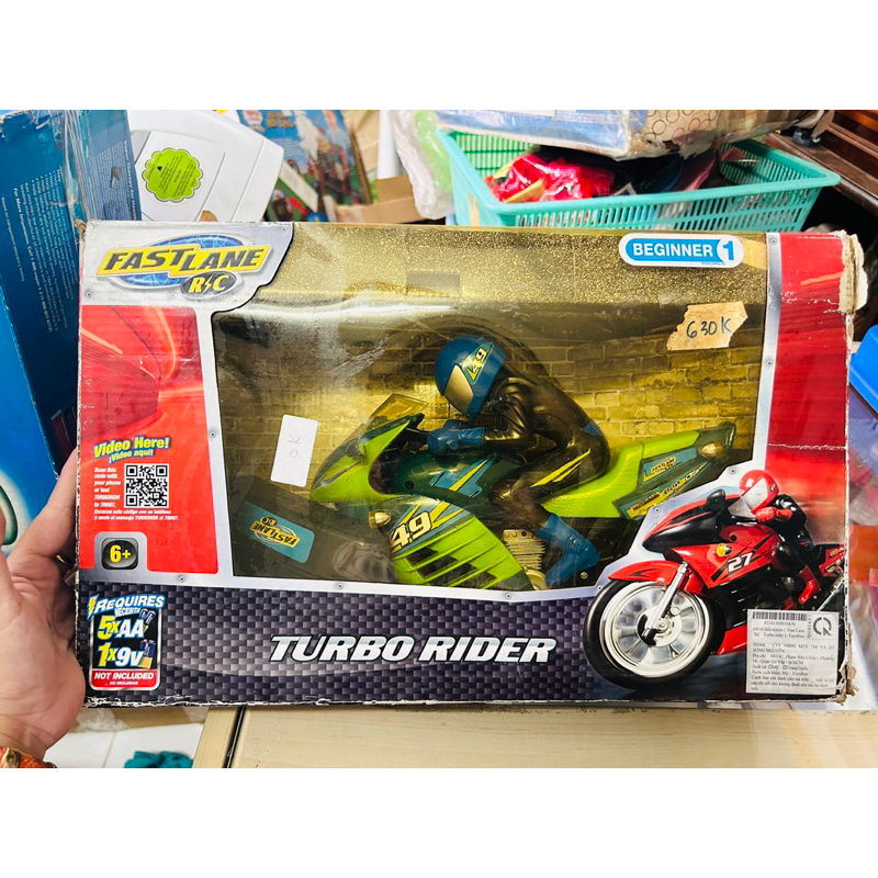 Đồ chơi xe Mô tô điều khiển từ xa FastLance Rc Turbo rider