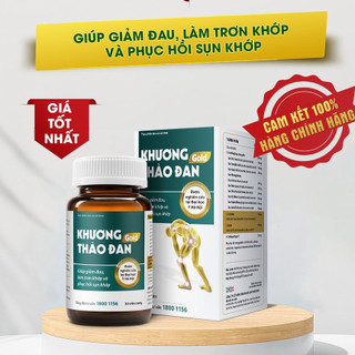 Khương thảo đan gold thái minh - hỗ trợ bệnh lý xương khớp - lọ 30 viên & 120 viên