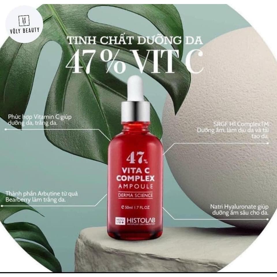 Histolab Ampoule Serum Tinh Chất Dưỡng Da Histolab Ampoule 47% 50% 62% 72% 50ml Phục Hồi, Cấp ẩm, Làm Sáng, Giảm Mụn