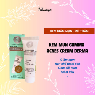 Kem giảm mụn Anti Acne Cream DERMA Gamma Chemicals giảm sưng, mờ thâm dùng cho mụn bọc mụn mủ đầu đen