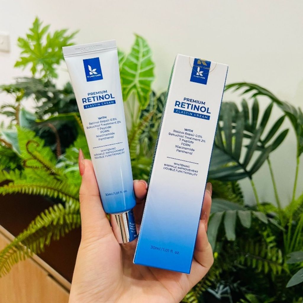 Kem Dưỡng Da Retinol Repair 0.5% BAKUCHIOL 2%,Tái Tạo, Trẻ Hóa Da, Trắng Da, Mờ Thâm Nám Tàn Nhang.