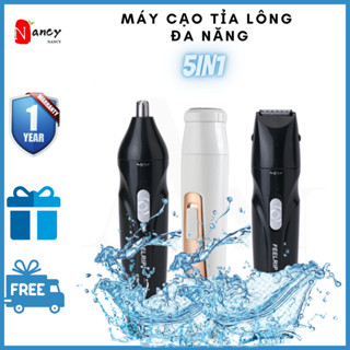 Máy tỉa lông đa năng  5IN1 có thể tỉa lông mày cạo râu hoặc tỉa lông mũi, tỉa tóc, lông vùng kín nách mặt