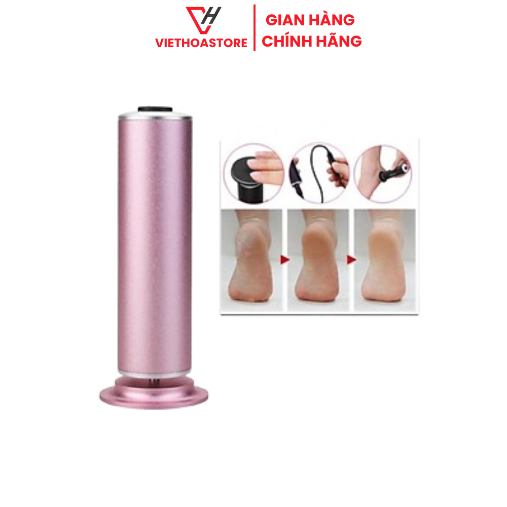Máy Chà Gót Chân, Máy Tẩy Tế Bào Chết Cho Tiệm Nail, Cá Nhân Tại Nhà-Tặng Kèm 60 Miếng Chà