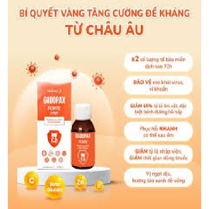 Gadopax Forte - Tăng đề kháng cơ thể cho bé