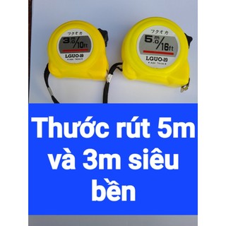 Thước rút dài 5 mét và 3 mét siêu bền