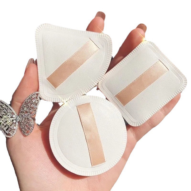 Bông mút trang điểm tán kem nền GUVIET hình tròn, tam giác, hình vuông