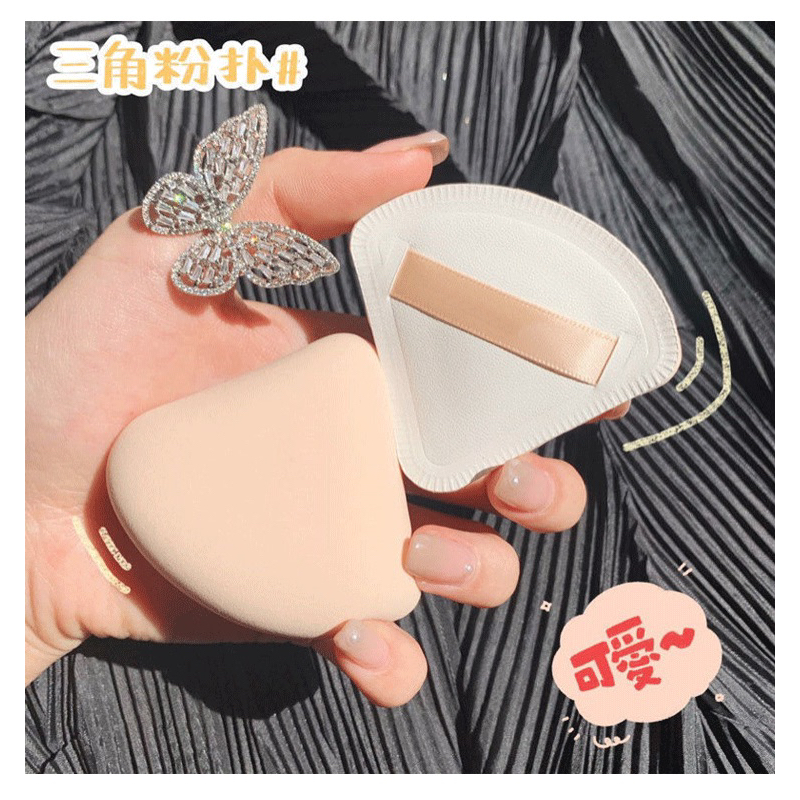 Bông mút trang điểm tán kem nền GUVIET hình tròn, tam giác, hình vuông