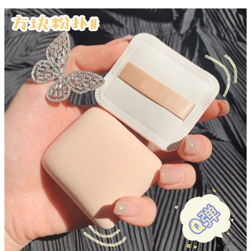 Bông mút trang điểm tán kem nền GUVIET hình tròn, tam giác, hình vuông